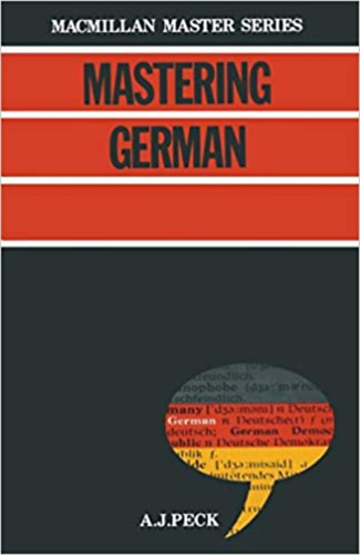 Mastering German (MacMillan Master)
