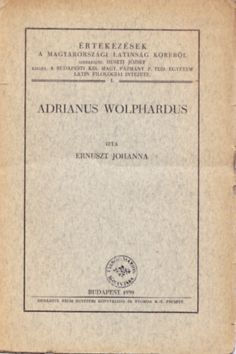 Adrianus Wolphardus