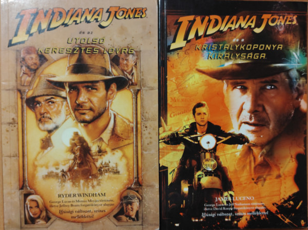 2 db Indiana Jones ktet: Indiana Jones s a kristlykoponya kirlysga + Indiana Jones s az utols kereszteslovag