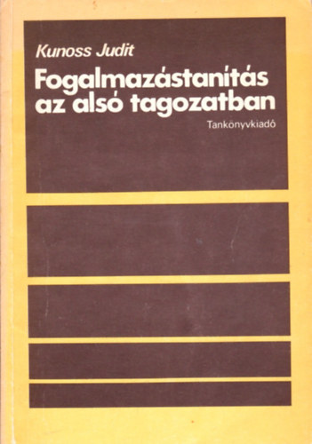 Fogalmazstants az als tagozatban