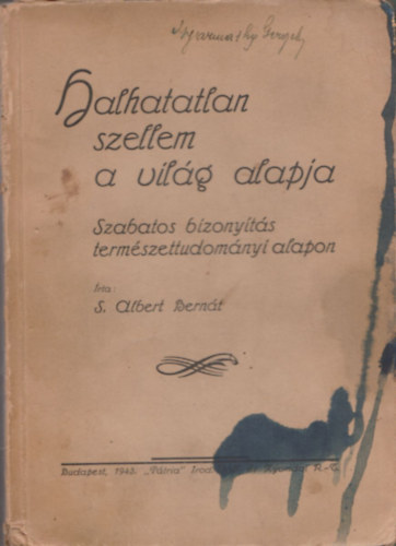 Halhatatlan szellem a vilg alapja