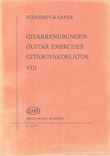 Szendrey-Karper - Git�rgyakorlatok VIII.