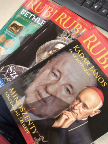 3db Rubicon trtnelmi magazin: Kdr Jnos s az egyhzak- Mindszenty trtnelmi szerepe+ Szent Lszl- A lovagkirly legendi+ Bethlen Gbor - Erdlyi fejedelem pro s konta