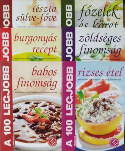 "A 100 legjobb..." knyvcsomag (6 receptfzet)