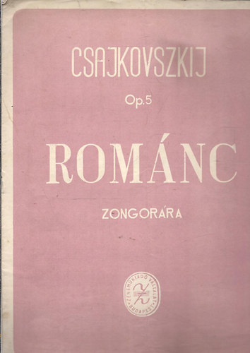 Rom�nc Op. 5 zongor�ra
