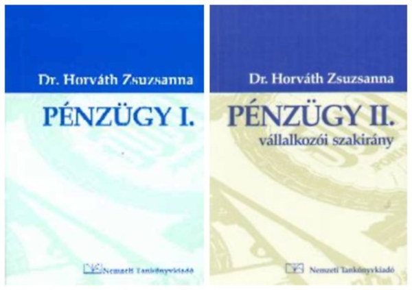 Pnzgy I.+ Pnzzgy II.-vllalkozi szakirny ,2 db knyv