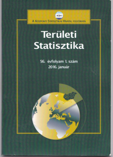 Tth Gza  (fszerk.) - Terleti statisztika 2016. janur (56.) vfolyam 1. szm