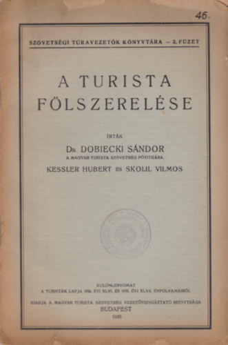 A turista flszerelse