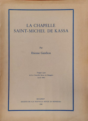 La Chapelle Saint-Michel de Kassa (Kassai Szent Mihly kpolna francia nyelven) - Klnlenyomat