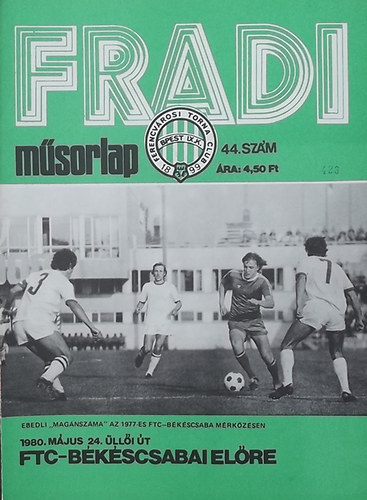 Nagy Bla  (szerk.) - Fradi msorlap 44. szm