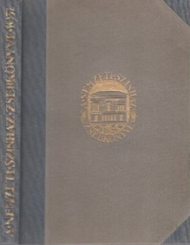 Mszros Sndor Lszl - A nemzeti sznhz s kamarasznhznak zsebknyve