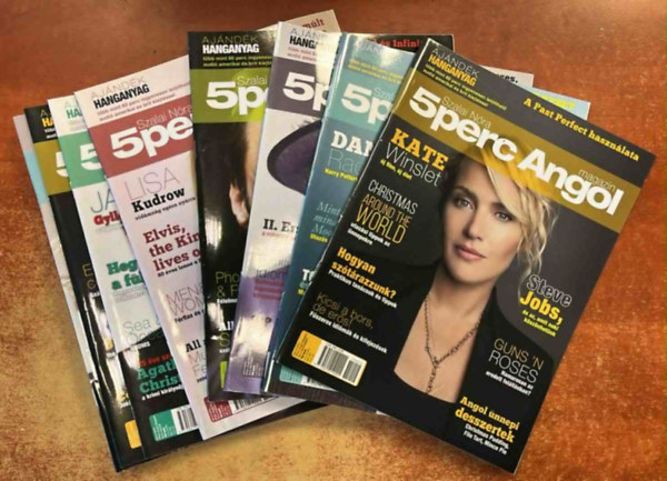 5 perc angol magazin - 2015 (12 db)