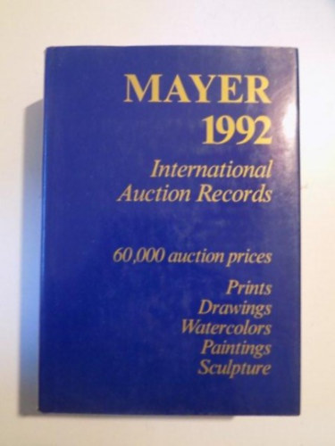 Mayer - 1992 International Auction Records