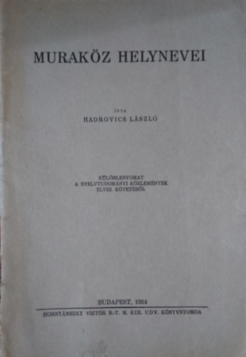 Murakz helynevei