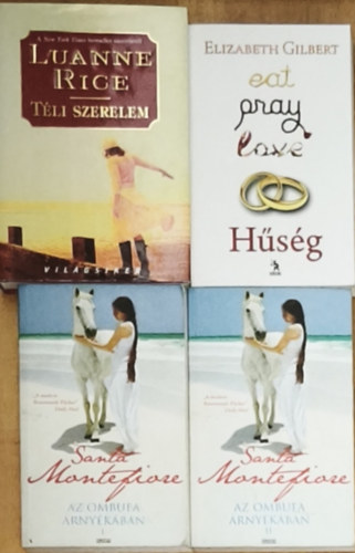 4db romantikus reg�ny - T�li szerelem, Az ombufa �rny�k�ban I-II., Eat Pray Love-H�s�g