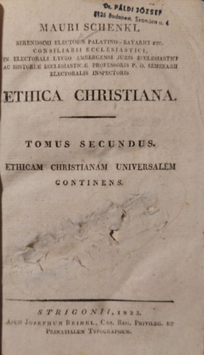 Ethica Christiana II.