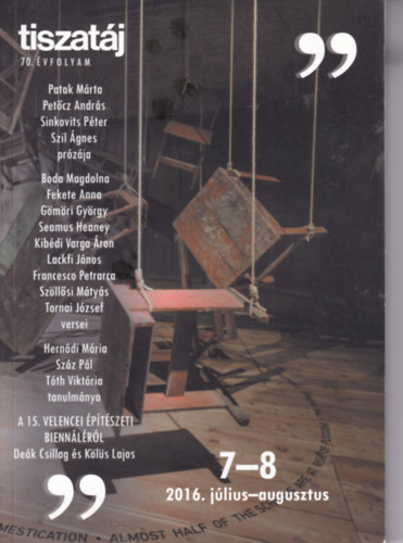 Tiszatj 70. vf. 7-8. 2016. jlius-augusztus