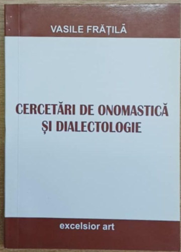 Cercetri de onomastic si dialectologie (Nvtani s dialektolgiai kutatsok)