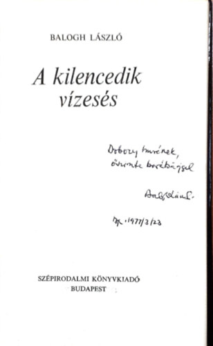 A kilencedik v�zes�s