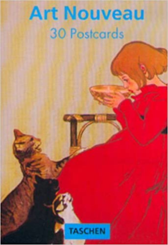Art Nouveau Postcard Book