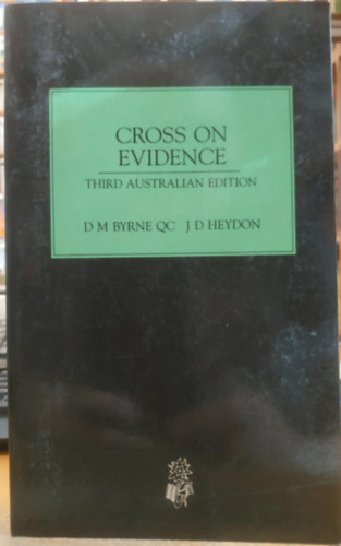 Cross on Evidence: Third Australian Edition