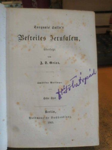 Befreites Jerusalem I-II. (g�tbet�s)