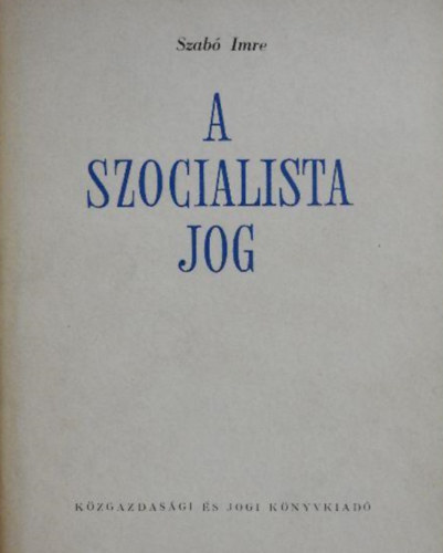 A szocialista jog