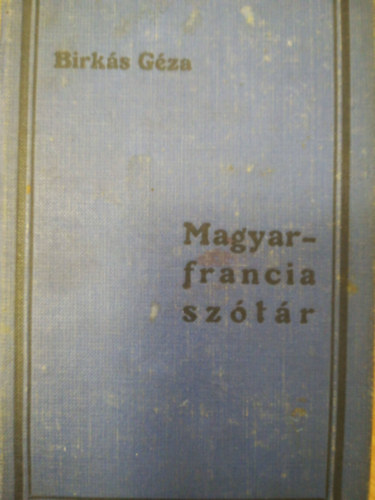 Magyar-francia sztr