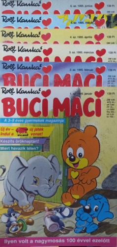 Buci Maci magazin 1995. janurtl novemberig / december hinyzik / ( 11 szm )