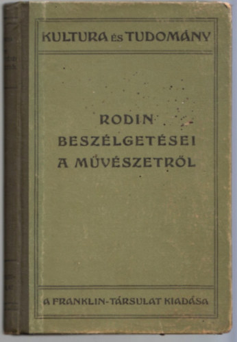 Rodin beszlgetsei a mvszetrl