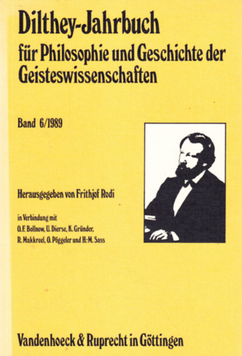 Dilthey-Jahrbuch fr Philosophie und Geschichte der Geisteswissenschaften. Band 6/1989
