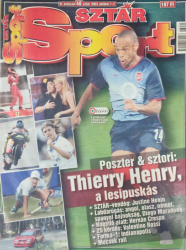 Sztr Sport - VI. vfolyam 40. szm (2003. oktber 1-7.)