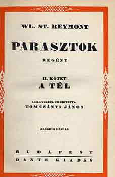 Wl. St. Reymont - Parasztok II.: A tl