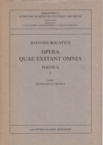 Opera quae exstant omnia - Poetica 1-2.