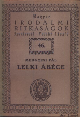 Medgyesi Pl - Lelki bc (Magyar Irodalmi Ritkasgok)