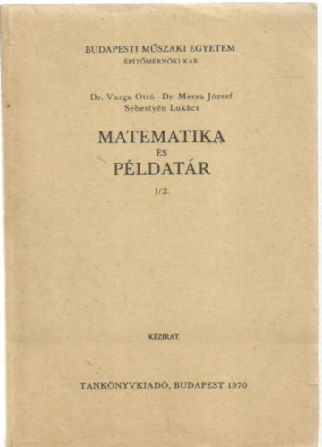 Matematika s pldatr I/2.