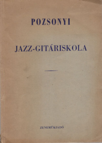 Pozsonyi Jazz-gitriskola