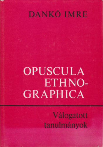 Opuscula Ethnographica