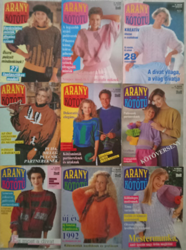 9 db.  Arany ktt magazin