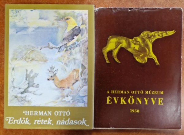 2db Hermann Ott knyv:Erdk,rtek,ndasok+A Hermann Ott Mzeum vknyve III.