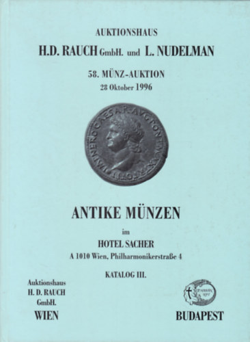 Antiken M�nzen - Sonderauktion 28 Oktober 1996 - Katalog III.