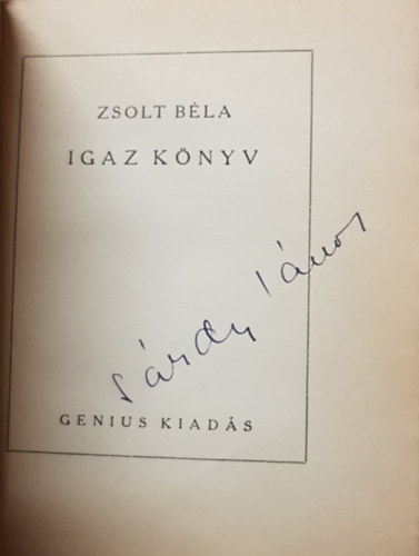 Igaz knyv