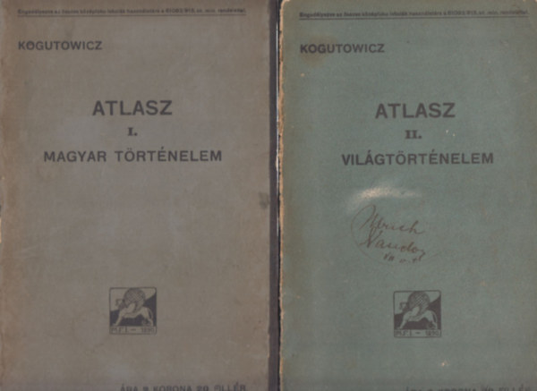 Atlasz I-II. (Magyar t�rt�nelem + Vil�gt�rt�nelem)
