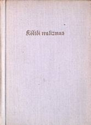 Kersztury Dezs� - K�LT�I REALIZMUS