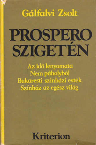 Prospero sziget�n - sz�nh�zi jegyzetek