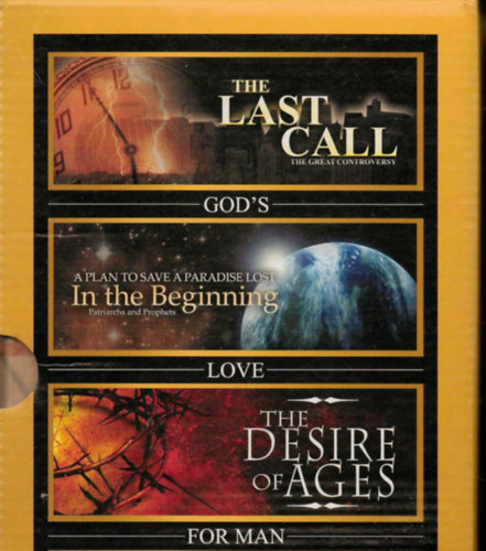 Ismeretlen Szerz� - Worlds Last Chance 3 Book Set (Prepare to Meet Your God, God's Love for Man, Book 1 The Last Call, Book 2 In the Beginning, Book 3 The Desire of Ages) A vil�g utols� es�lye k�nyvcsomag tokban