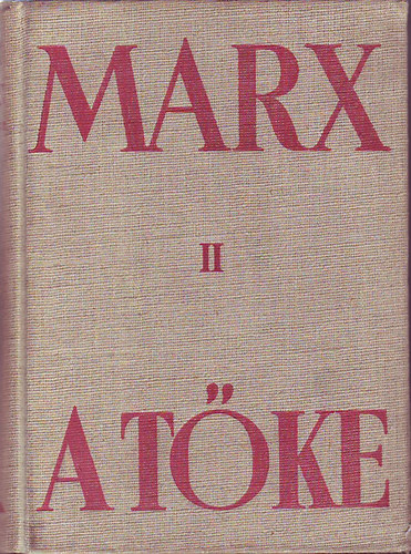 Marx K�roly - A t�ke II. (A politikai gazdas�gtan b�r�lata)- A t�ke forgalmi folyamata.
