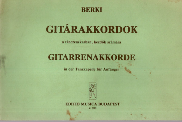 Gitrakkordok a tnczenekarban (Kezdk szmra)