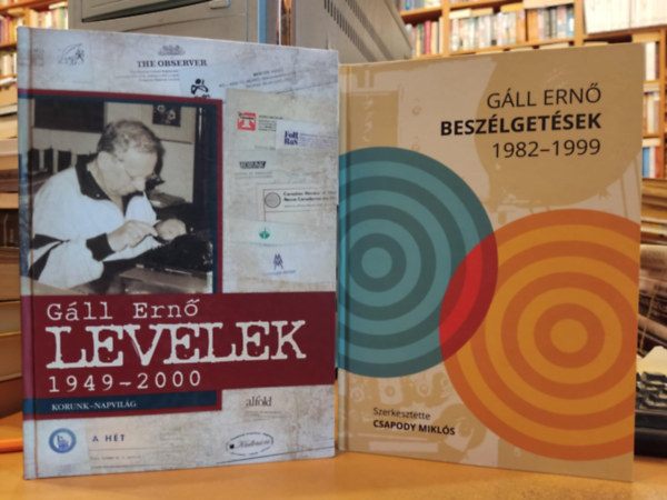 2 db Gll Ern: Levelek 1949-2000 + Beszlgetsek 1982-1999 + 1 CD