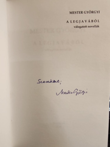 A legjav�b�l v�logatott novell�k